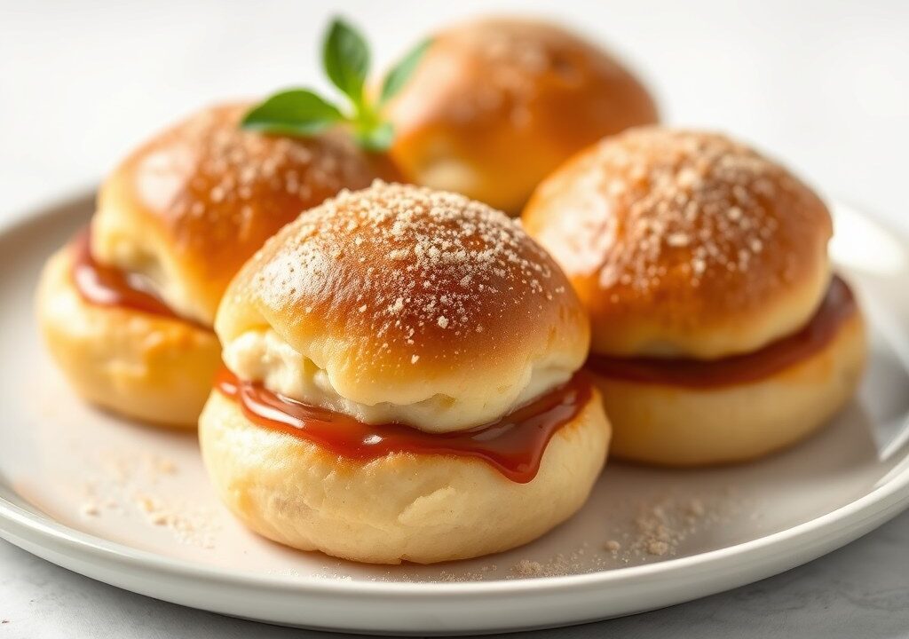 Profiteroles, AI-gegenereerde illustratie