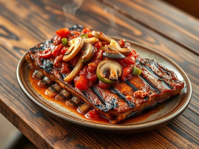 Provençaals varken op grill