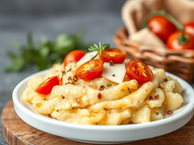 Provençaalse aardappelpuree — AI-gegenereerde illustratie