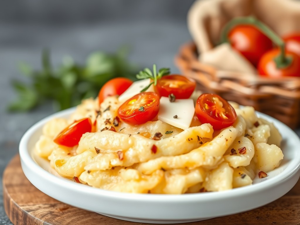 Provençaalse aardappelpuree, AI-gegenereerde illustratie