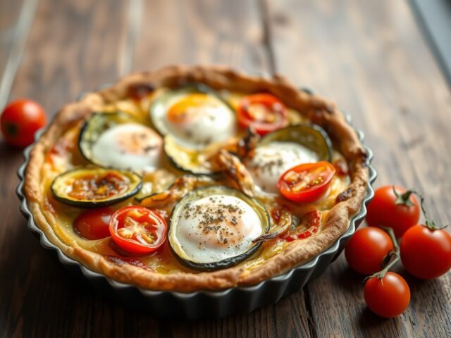 Provençaalse clafoutis met geitenkaas