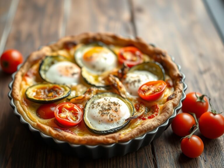 Provençaalse clafoutis met geitenkaas