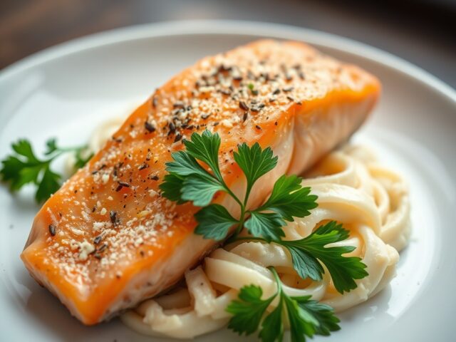 Provençaalse zalm — AI-gegenereerde illustratie