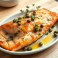 Provencaalse zalm met kappertjes uit de oven