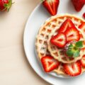 puja’s aardbeiwafel