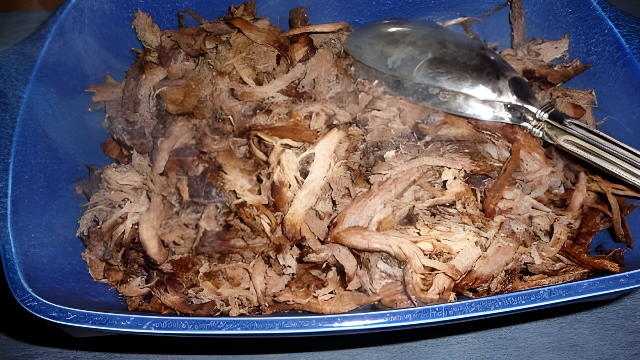 Pulled pork van wild zwijn