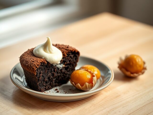 Pure chocolademuffins met cognac
