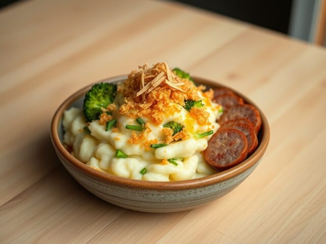 Puree met broccoli en Finettes