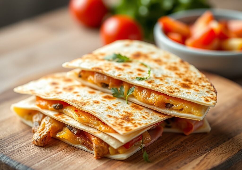 Quesadilla, AI-gegenereerde illustratie