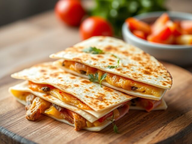 Quesadilla — AI-gegenereerde illustratie
