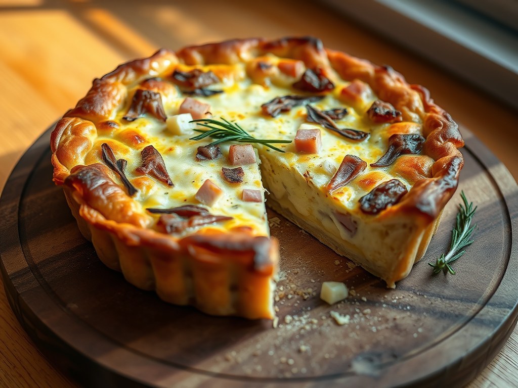 Quiche Le Poteaupré, AI-gegenereerde illustratie