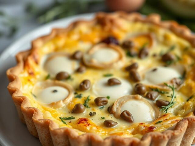 Quiche met artisjokharten
