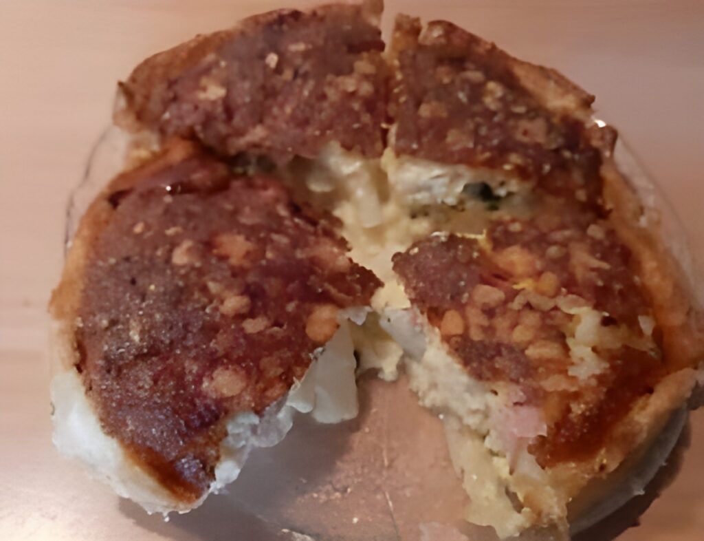 Quiche met asperges ham en kaas uit de Airfryer
