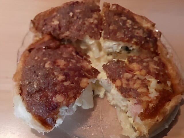 Quiche met asperges ham en kaas uit de Airfryer
