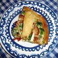 Quiche met broccoli, zongedroogde tomaatjes en brie