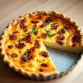 Quiche met uien en spek