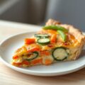 Quiche met voorjaarsgroenten