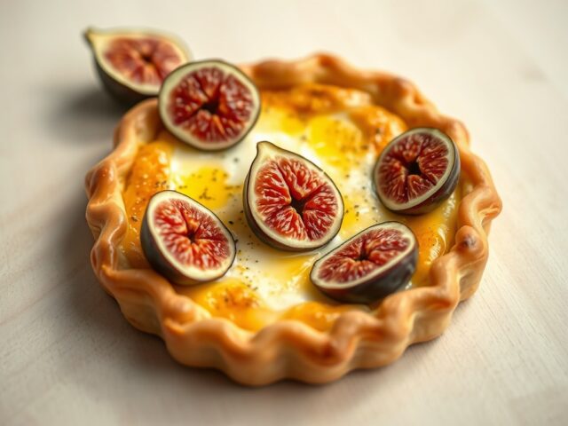 Quiche saumon et figues