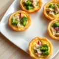 Quiches met broccoli en tonijn