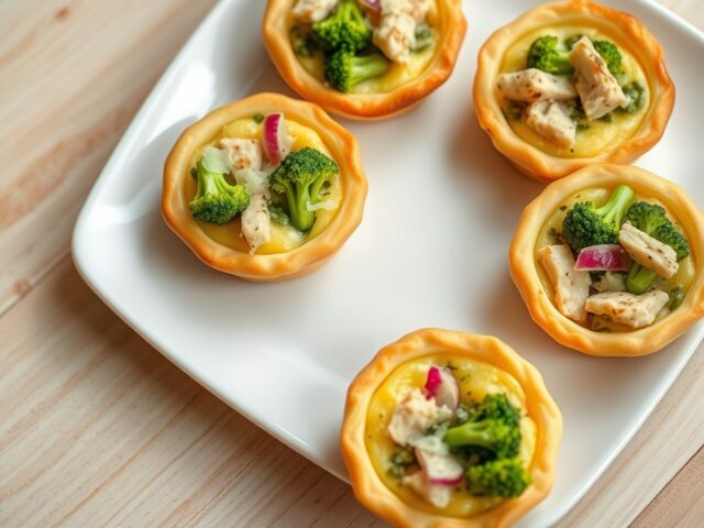 Quiches met broccoli en tonijn
