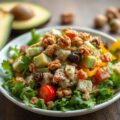 Raapstelen en avocado salade