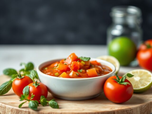 Raapstelen tomatensalsa