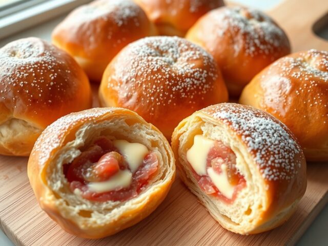 Rabarberbroodjes