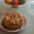 Rabarbertaart met sinaasappel en amandelen