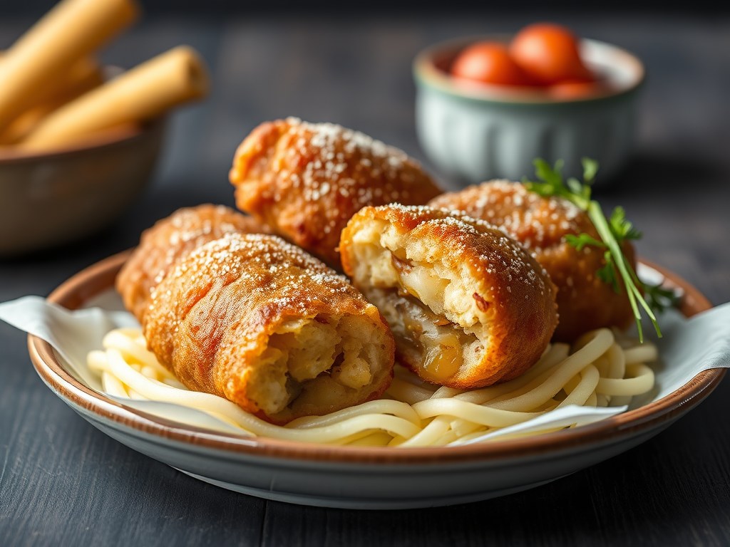 Ragout Kroketten, AI-gegenereerde illustratie