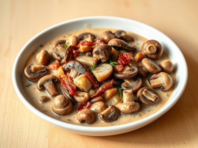 Ragout van gemengde paddenstoelen