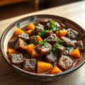 Ragout van kalfslever met sinaasappel