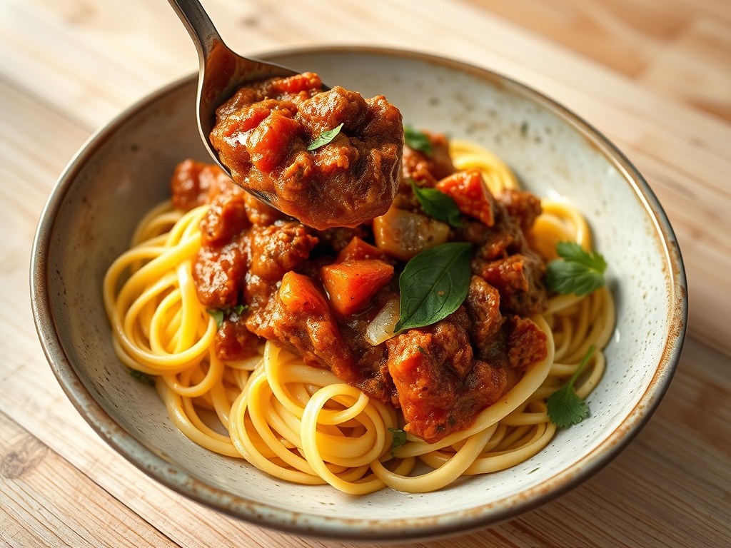 Ragu (Een van de vele variaties), AI-gegenereerde illustratie