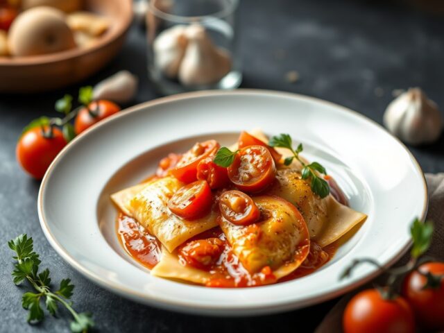 Ravioli ai Carciofi ( Ravioli met artisjokken )