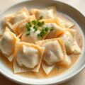 Ravioli Milanese in Wontonvelletjes met Saus