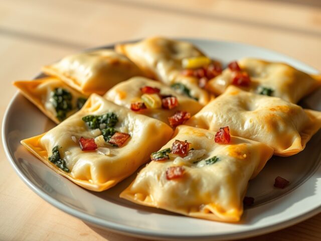 Ravioli op zijn Schwäbisch: Maultaschen