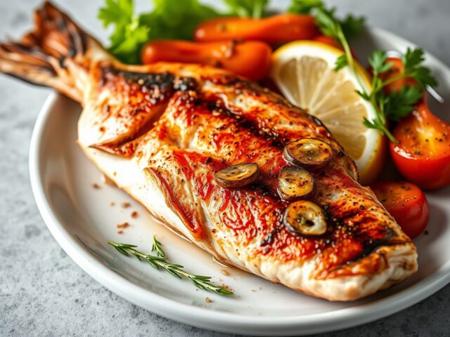 Red Snapper van de gril