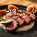 Reebiefstukjes met puree van knolselderij (zieopm