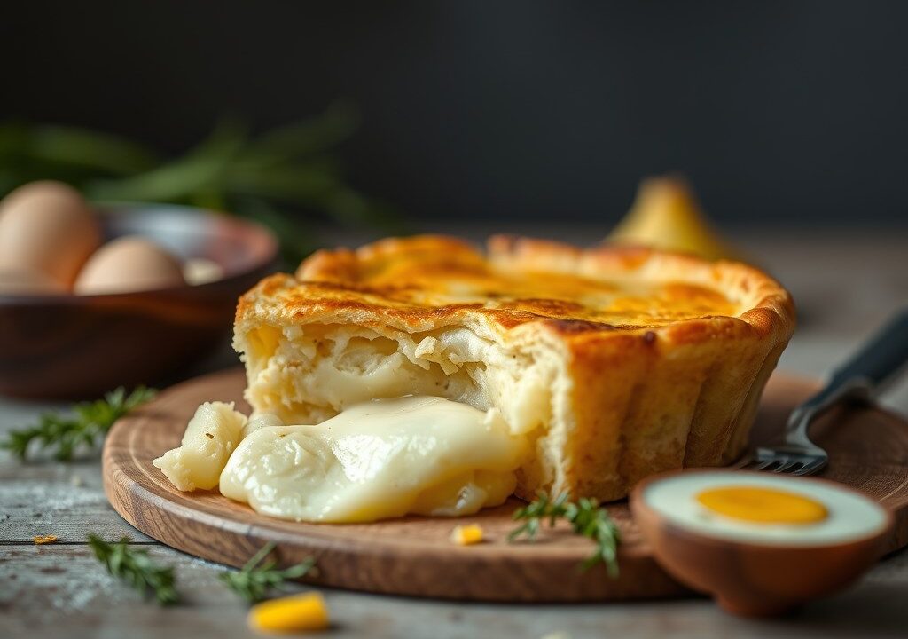 Reibekuchen: Reifkoek (reefkoek), AI-gegenereerde illustratie