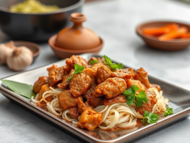 Rendang — AI-gegenereerde illustratie