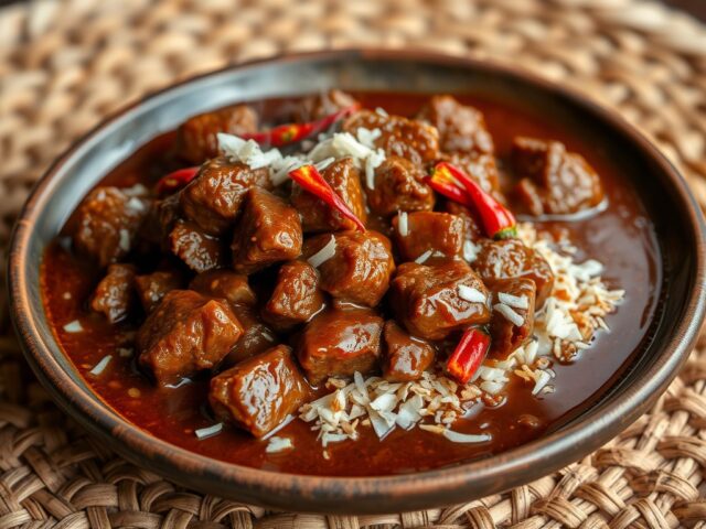 Rendang Daging uit de Slow Cooker