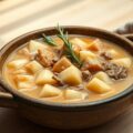 Reubesoep met hammelvleisch