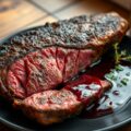 Rib-eye uit de beaujolais