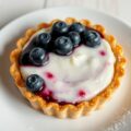Ricotta-bosbessentaartje