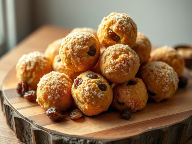 Ricotta-rozijnenballetje