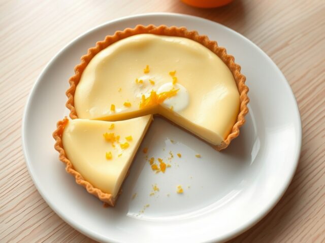 Ricottataart met sinaasappel