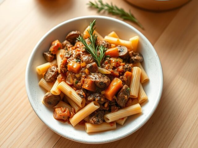 Rigatoni al Ragu Di Agnello
