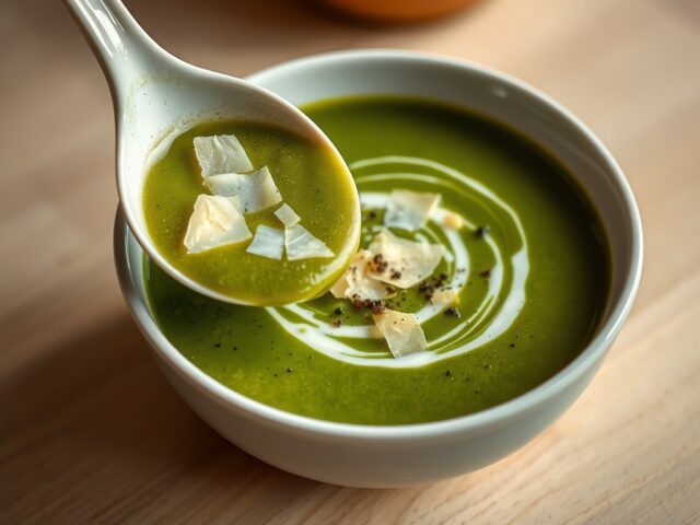 Rijke broccolisoep met Port Salut