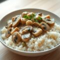 Rijst a la champignon