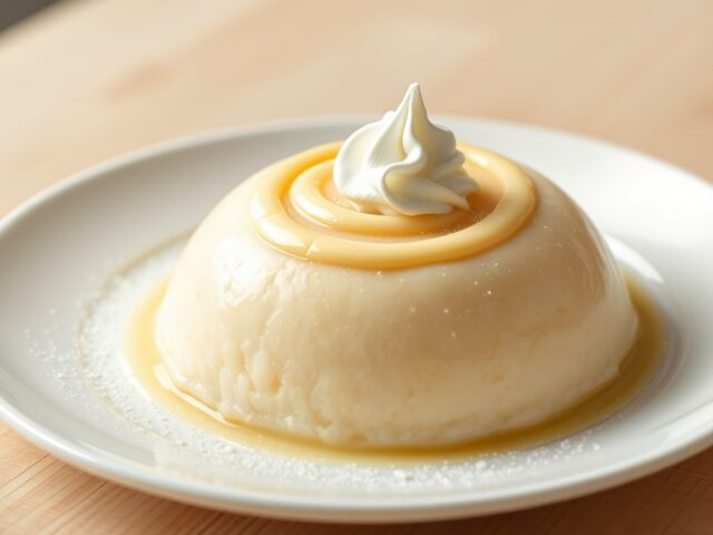 Rijst advokaatpudding