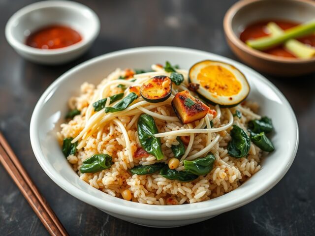 RIJST Bibimbap — AI-gegenereerde illustratie